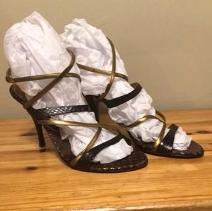 Authentic Louis Vuitton Shake skin heels